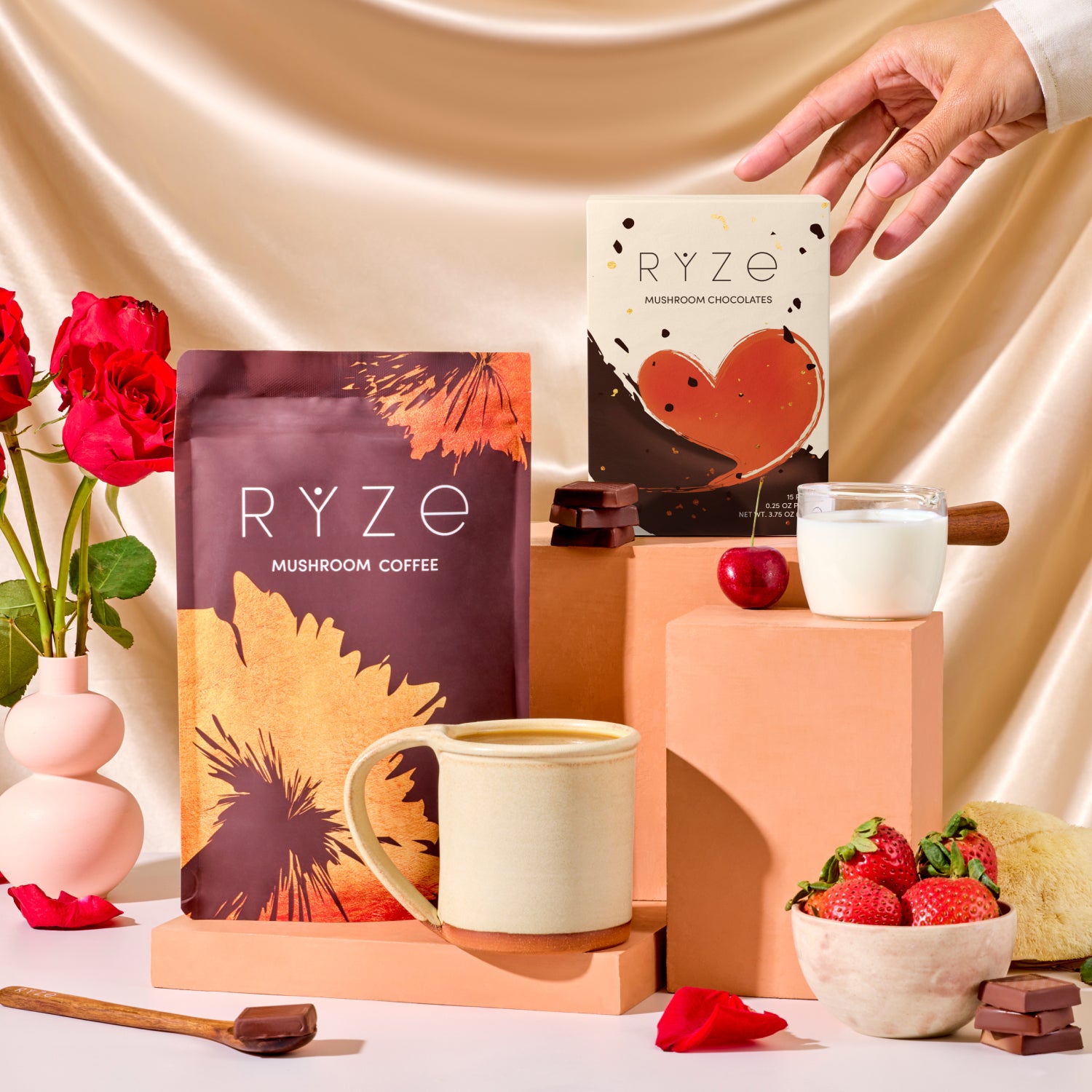 Forme d'énergie revitalisé (café + chocolats)