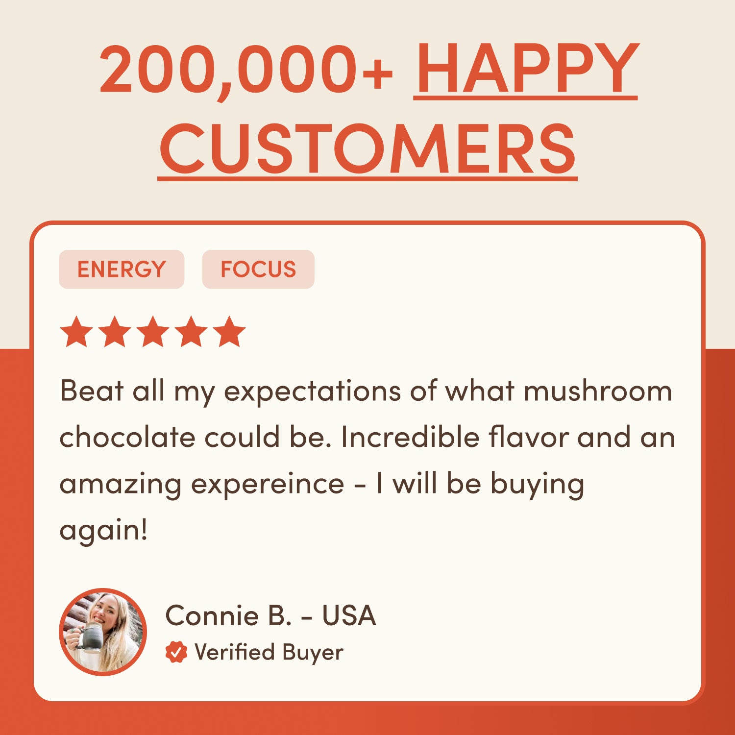 Forme d'énergie revitalisé (café + chocolats)