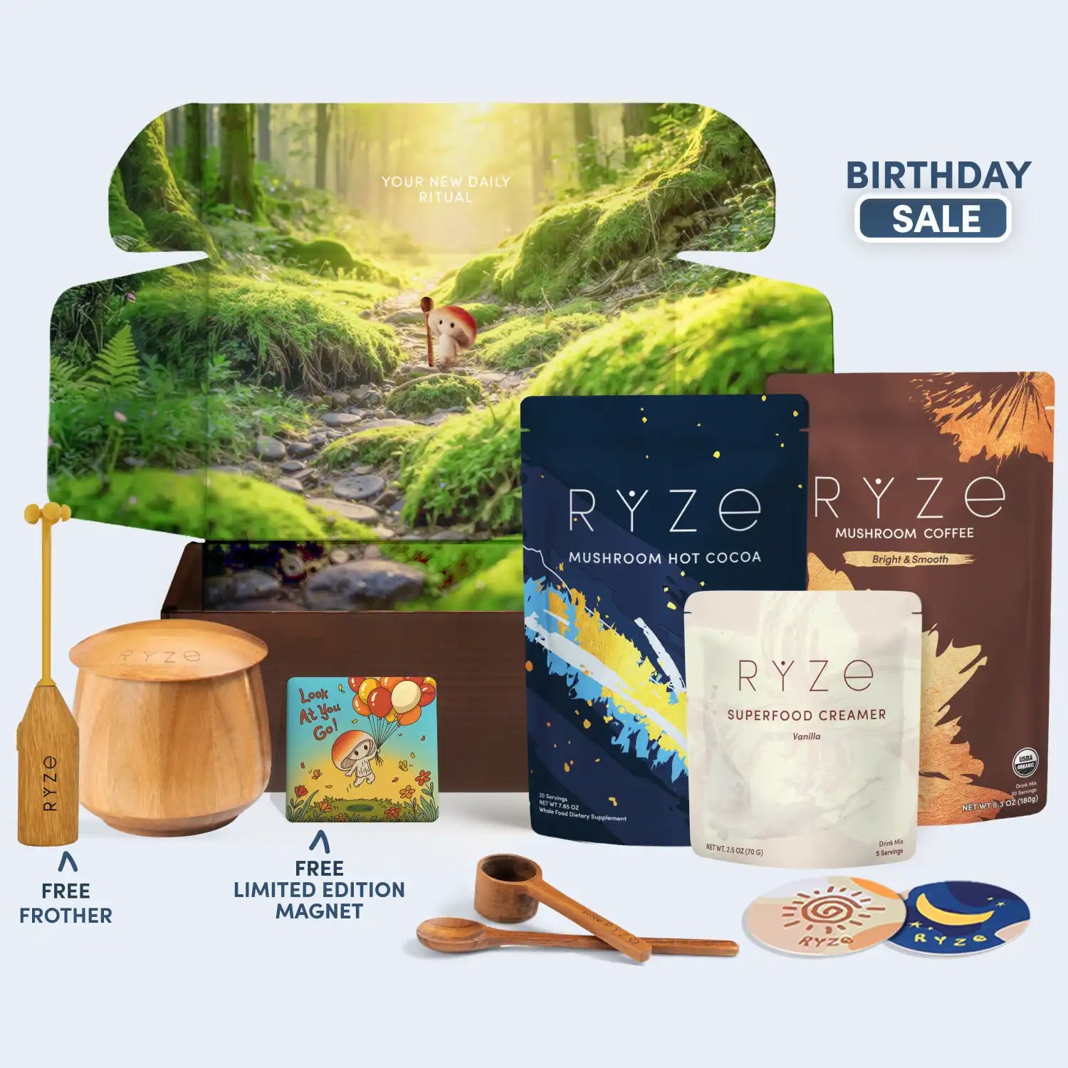 RYZE Ritual Set (Cocoa + Coffee)