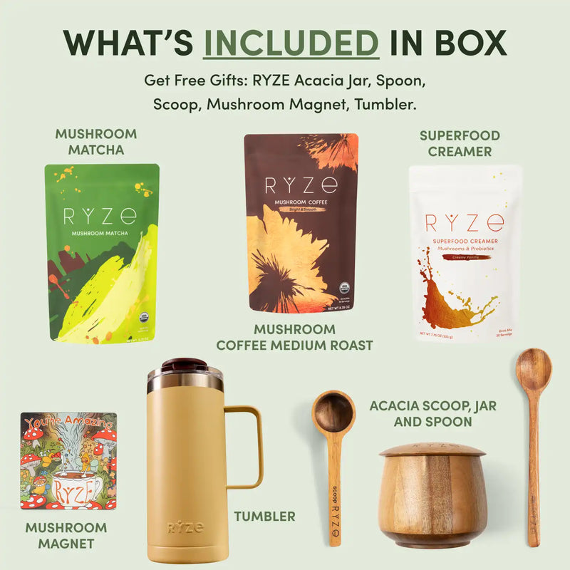 RYZE Ritual Set (Matcha + Coffee)