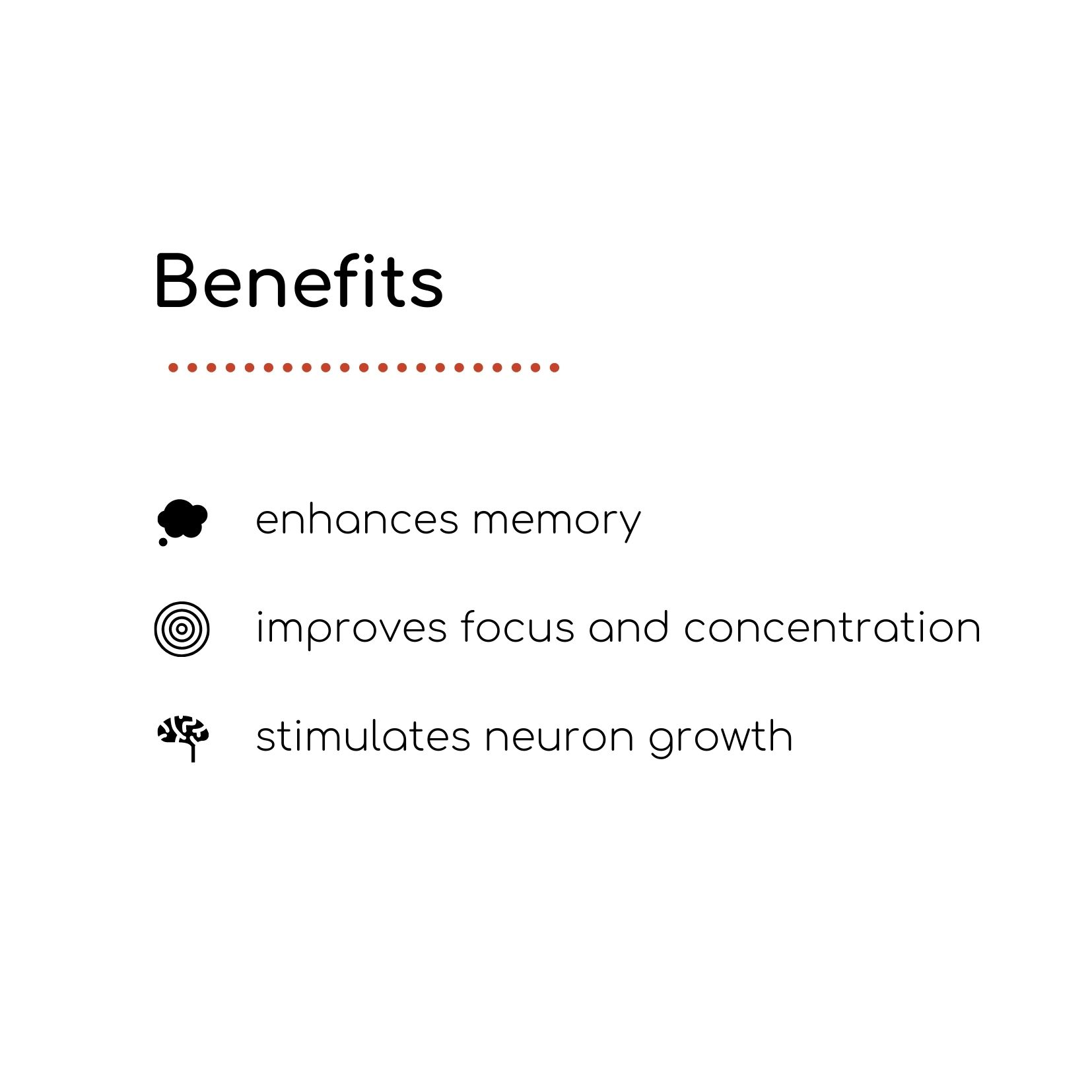 infographic list of benefits