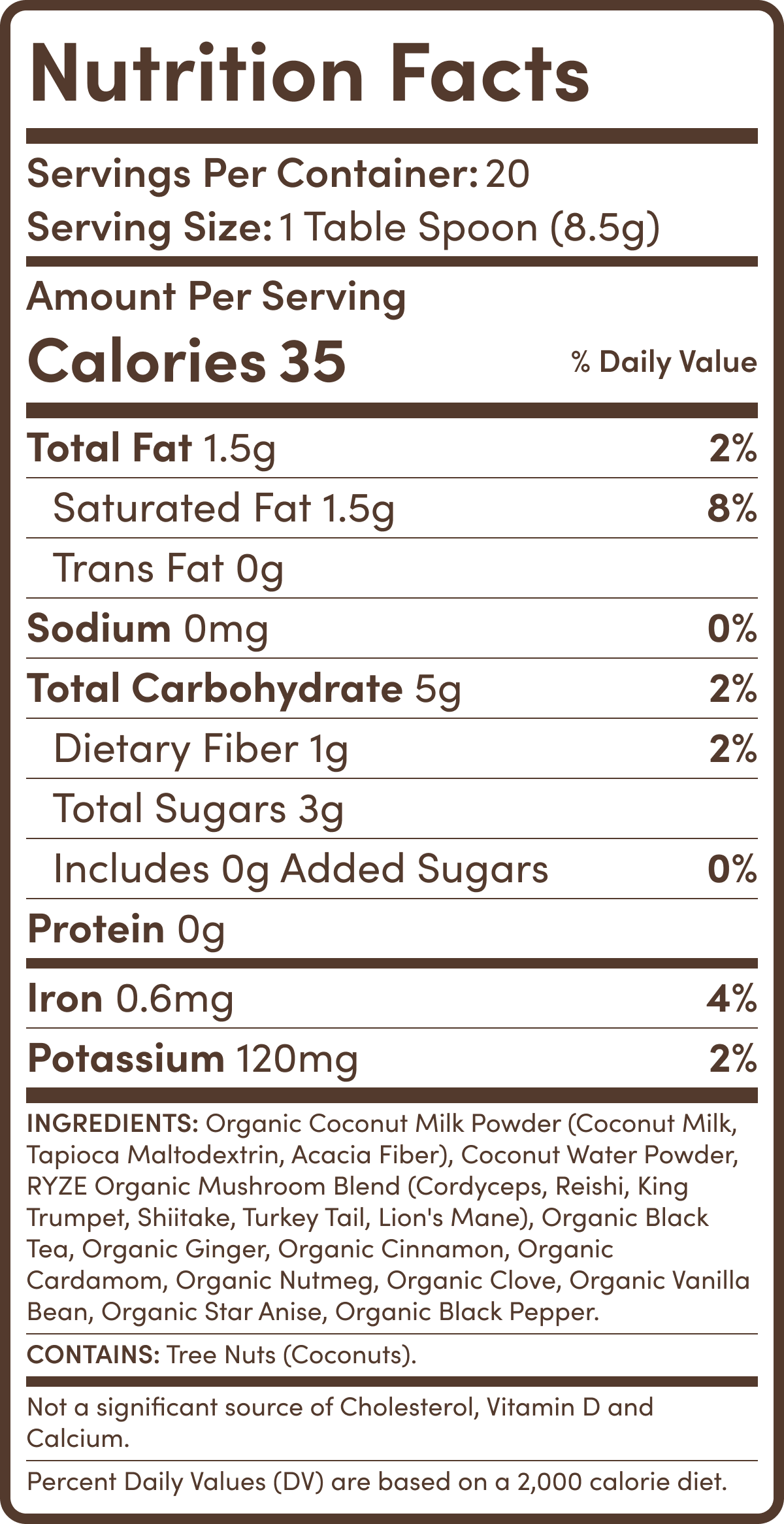 Nutrition Info 1