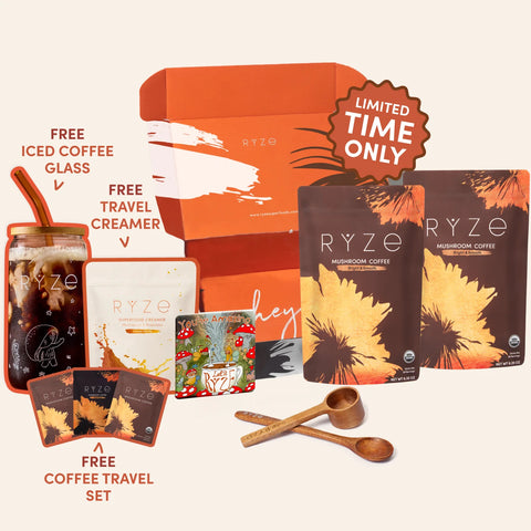 <tc>Kit de démarrage café aux champignons RYZE (60 portions)</tc>