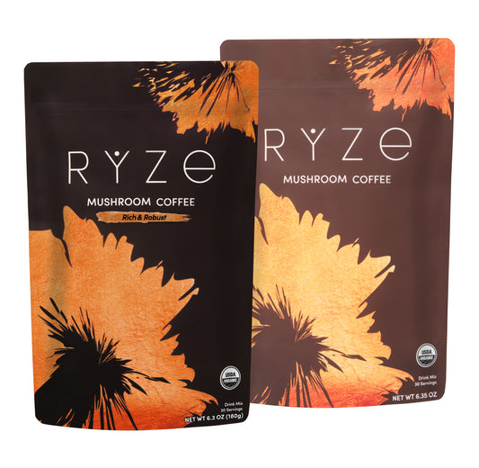 <tc>Kit de démarrage café aux champignons RYZE (60 portions)</tc>