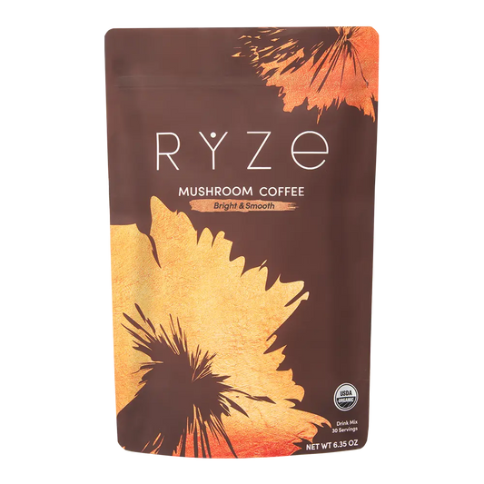 RYZE Mushroom Coffee bag product shot