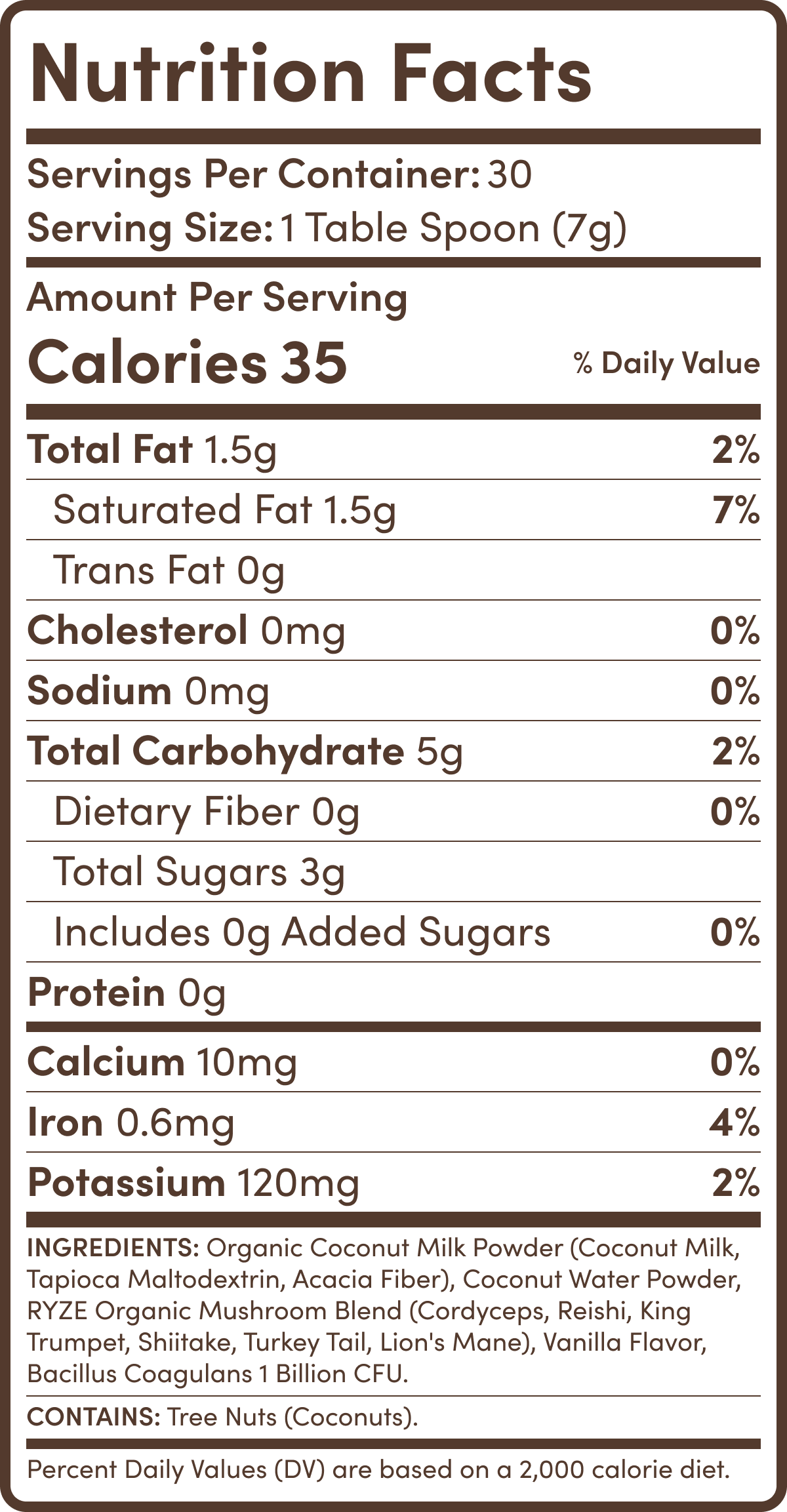 Nutrition Info 1