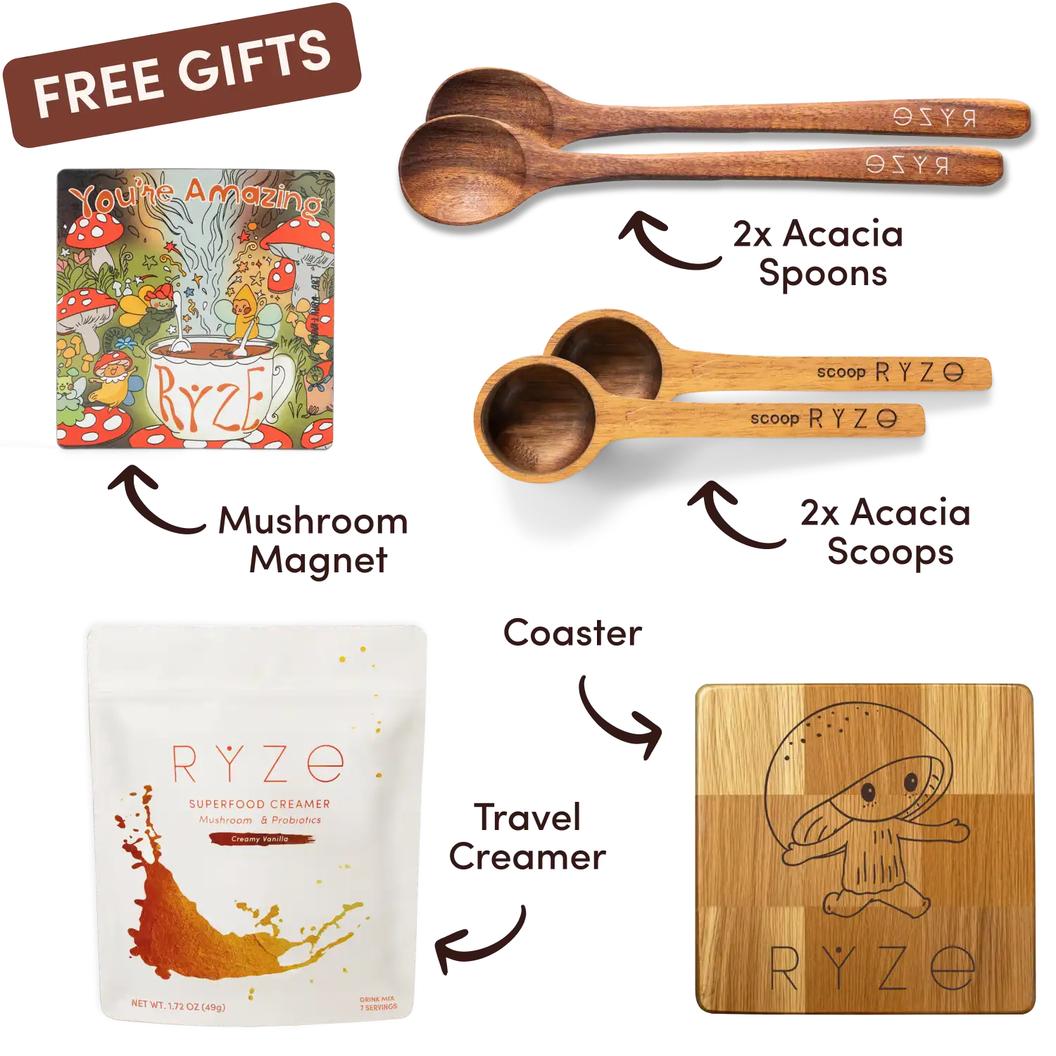 Mushroom Coffee Dark Roast Starter Kit (60 servings)