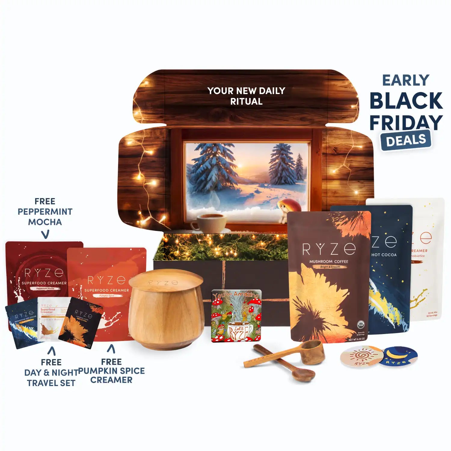 RYZE Ritual Set (Cocoa + Coffee)