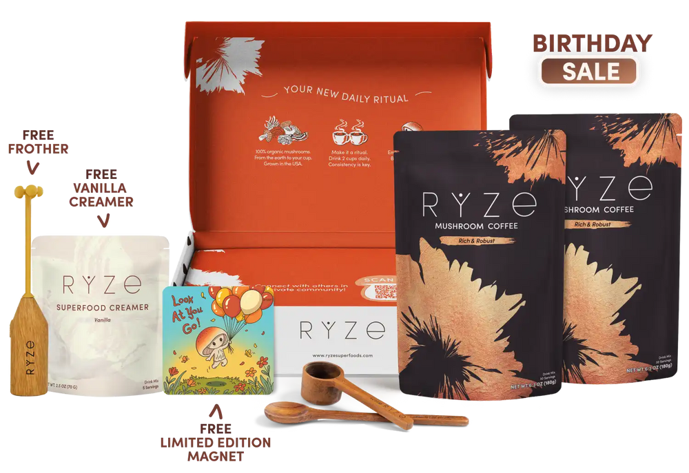 <tc>Mushroom Coffee Kit de Inicio (60 porciones)</tc>