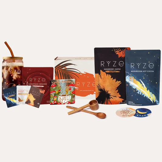 <tc>Kit de démarrage café aux champignons RYZE (60 portions)</tc>