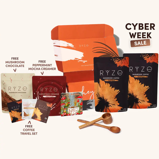 Mushroom Coffee Dark Roast Starter Kit (60 servings)