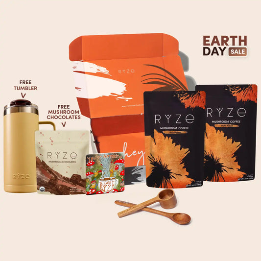 Mushroom Coffee Dark Roast Starter Kit (60 servings)