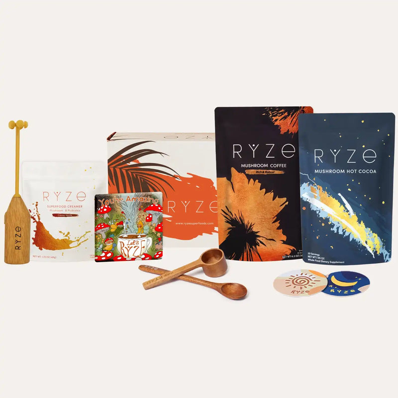 <tc>Kit de démarrage café aux champignons RYZE (60 portions)</tc>