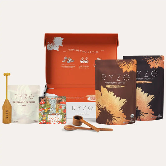 <tc>Mushroom Coffee Kit de Inicio (60 porciones)</tc>