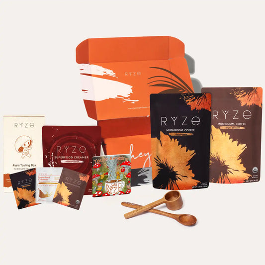 <tc>Kit de démarrage café aux champignons RYZE (60 portions)</tc>