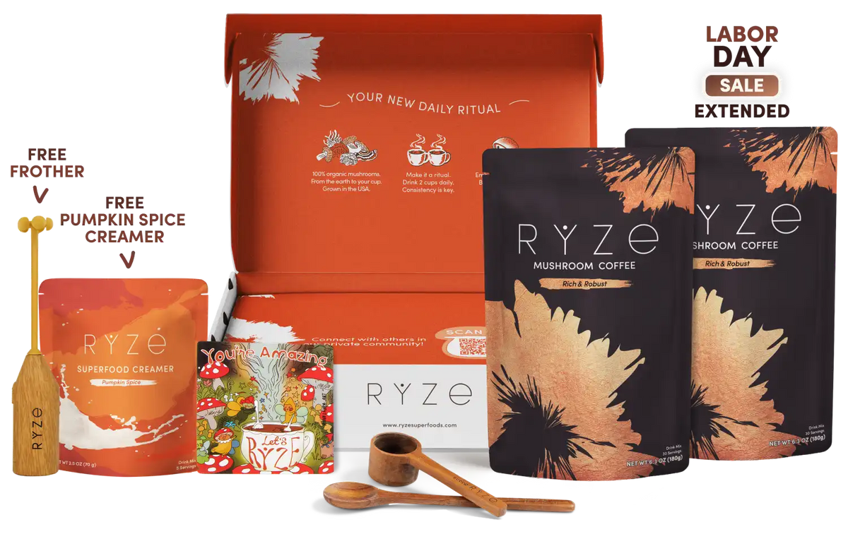 RYZE Starter Kit + Creamer (2 Coffees + 1 Creamer)