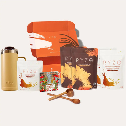 RYZE Lovers Gift Set (2 Coffees + 2 Creamers)