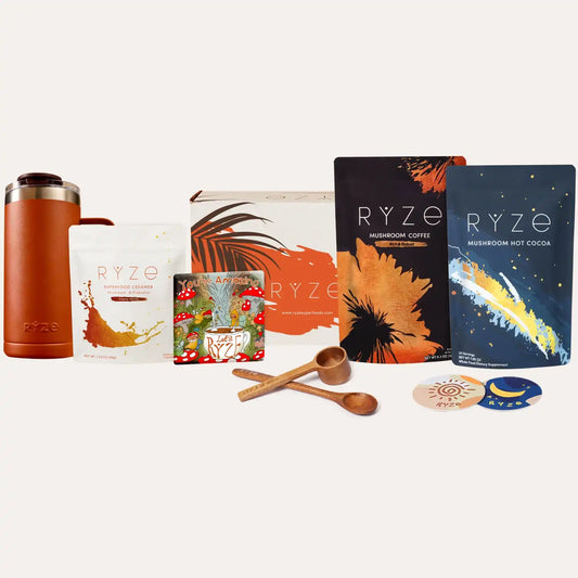 <tc>Kit de démarrage café aux champignons RYZE (60 portions)</tc>