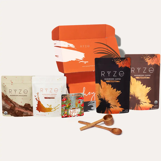 <tc>Kit de démarrage café aux champignons RYZE (60 portions)</tc>