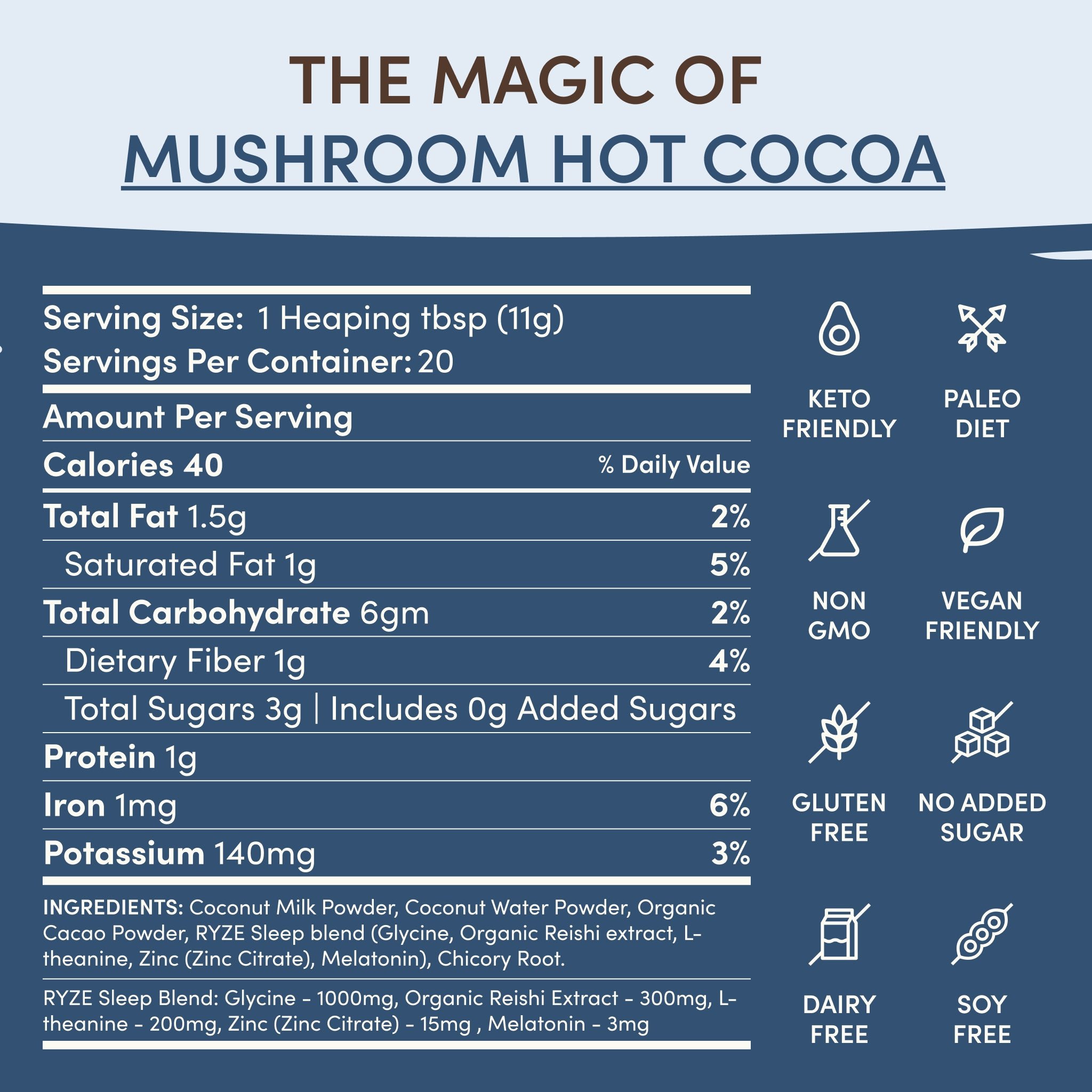 Mushroom Hot Cocoa (20 servings)