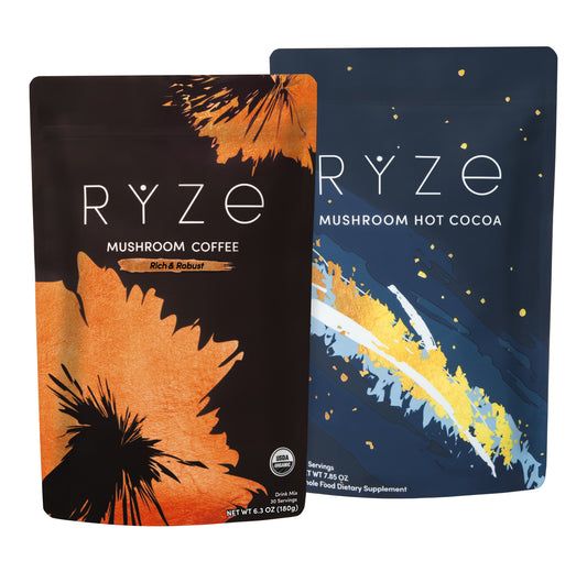 <tc>Kit de démarrage café aux champignons RYZE (60 portions)</tc>