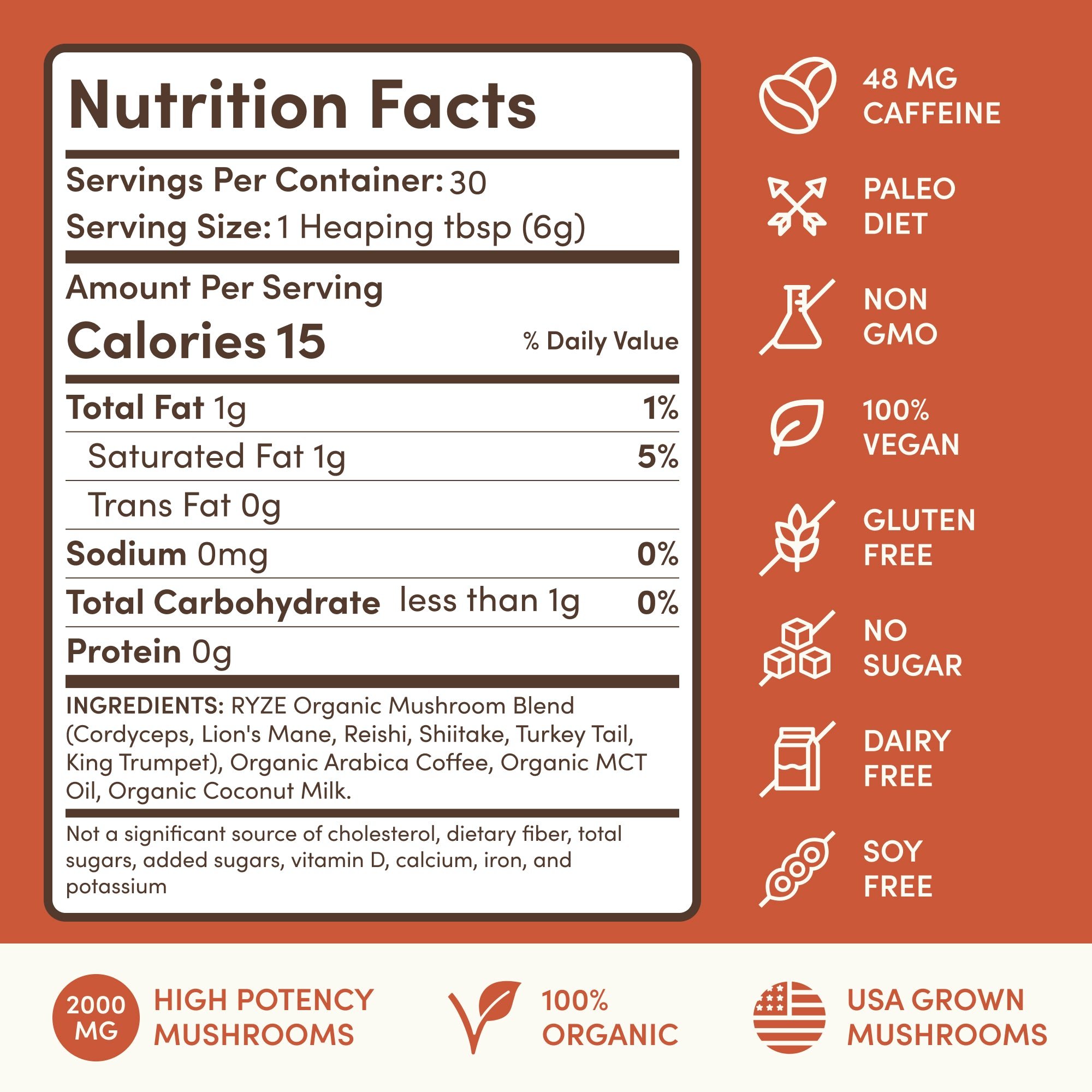 Mushroom Coffee (30 Servings)