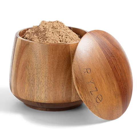 Handcrafted Acacia Jar