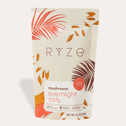 Mushroom Overnight Oats Pack (14 Servings) - RYZEMushroom Overnight Oats Pack (14 Servings)RYZE