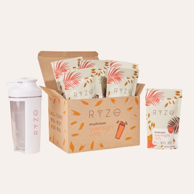 Mushroom Overnight Oats Starter Pack - RYZEMushroom Overnight Oats Starter PackRYZE