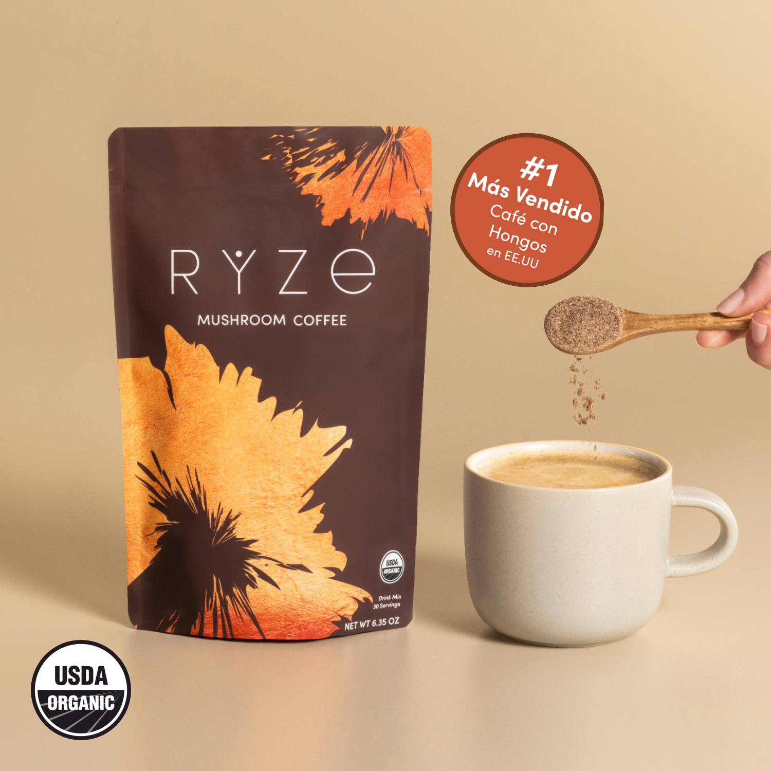 <tc>Café con Hongos (30 porciones)</tc>